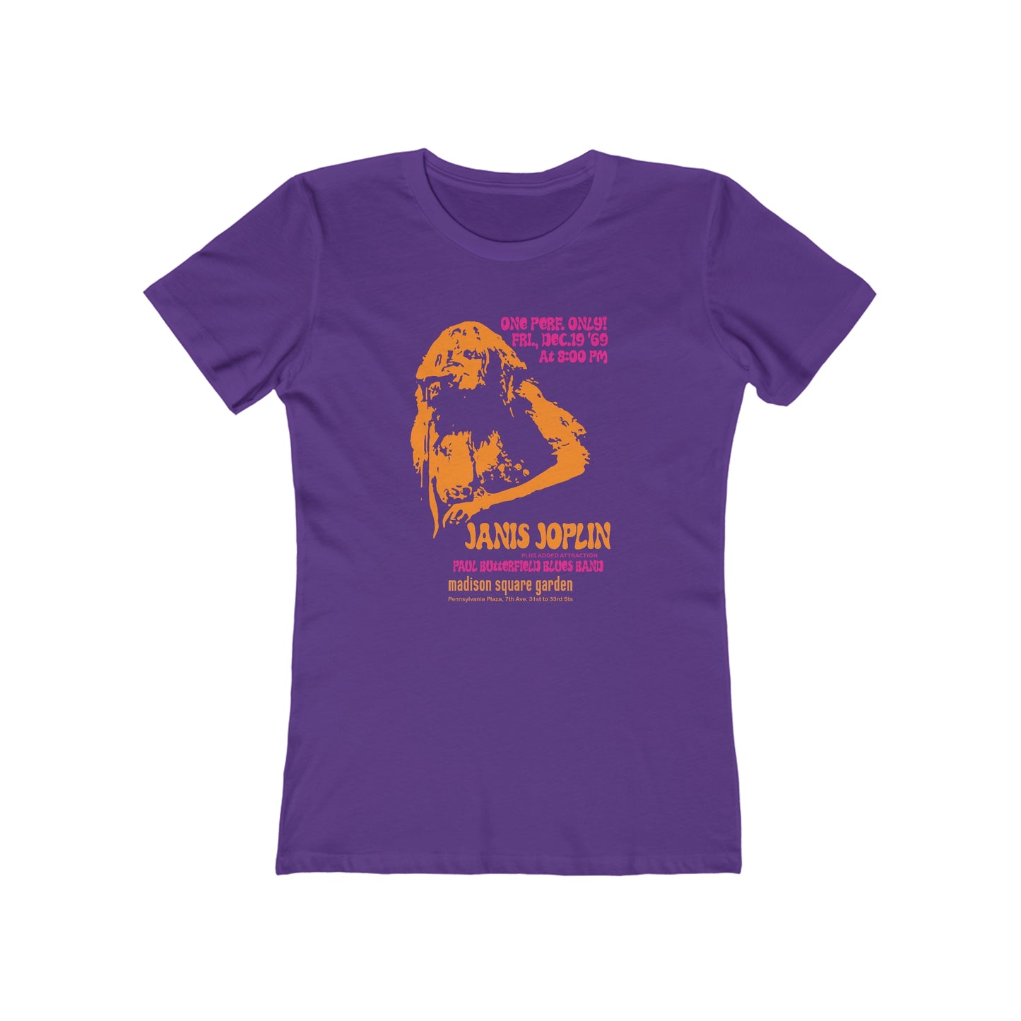 Janis Joplin at MSG - Women's T-Shirt