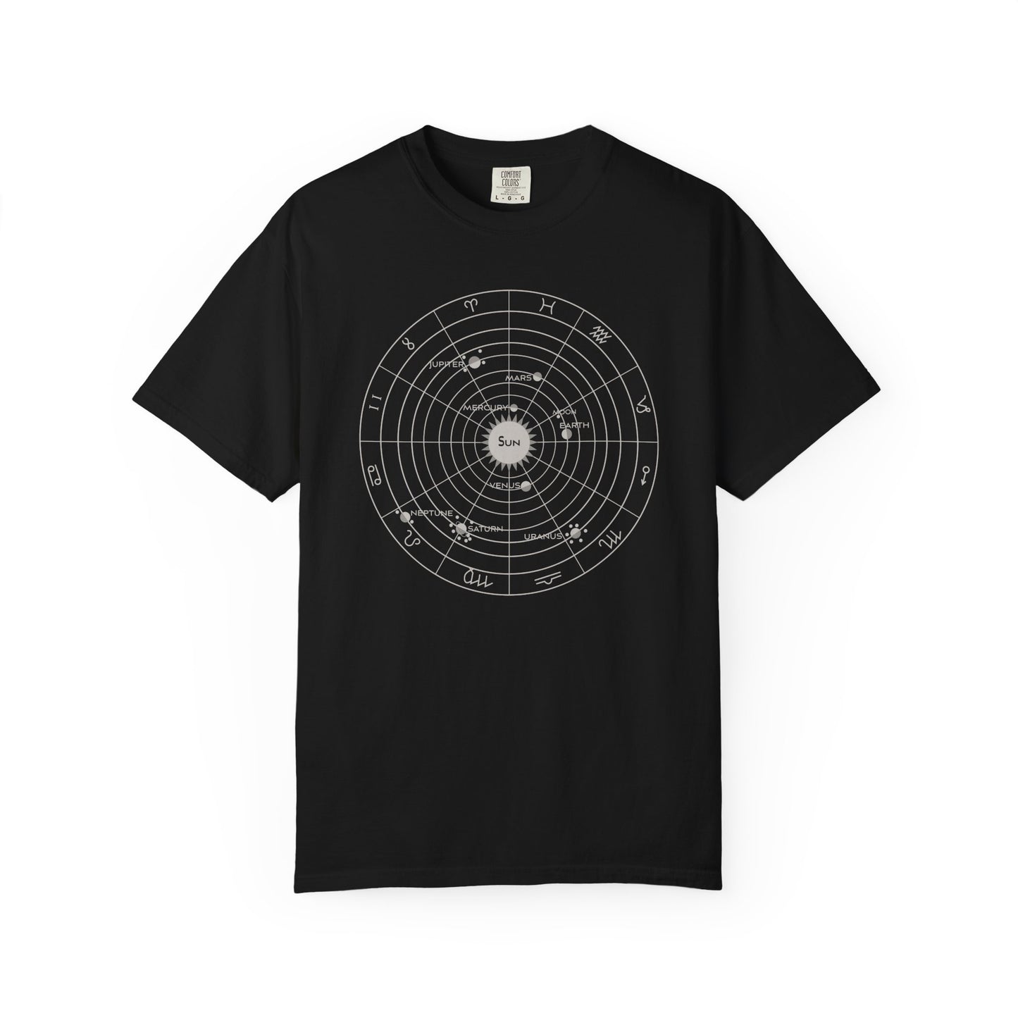 Solar System and Zodiac T-Shirt Unisex