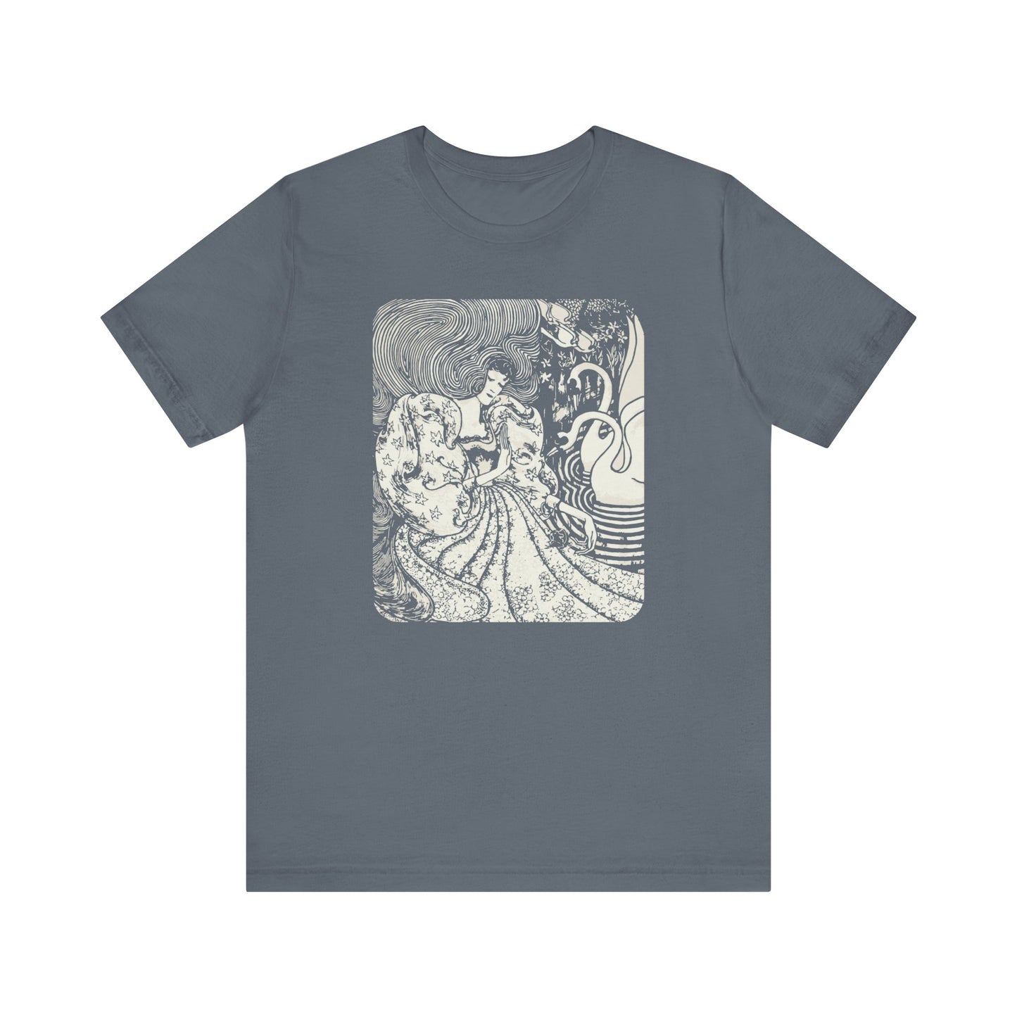 Woman and Swans - Unisex T-Shirt