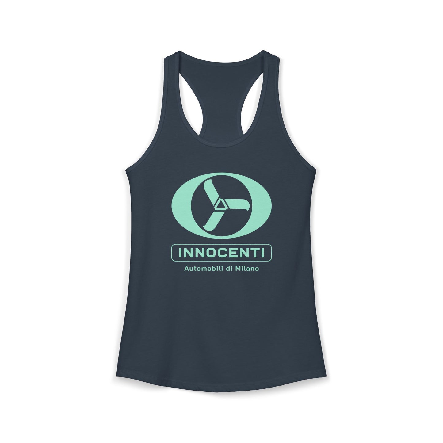 Innocenti Tank Top Classic Italian Car Women's Racerback