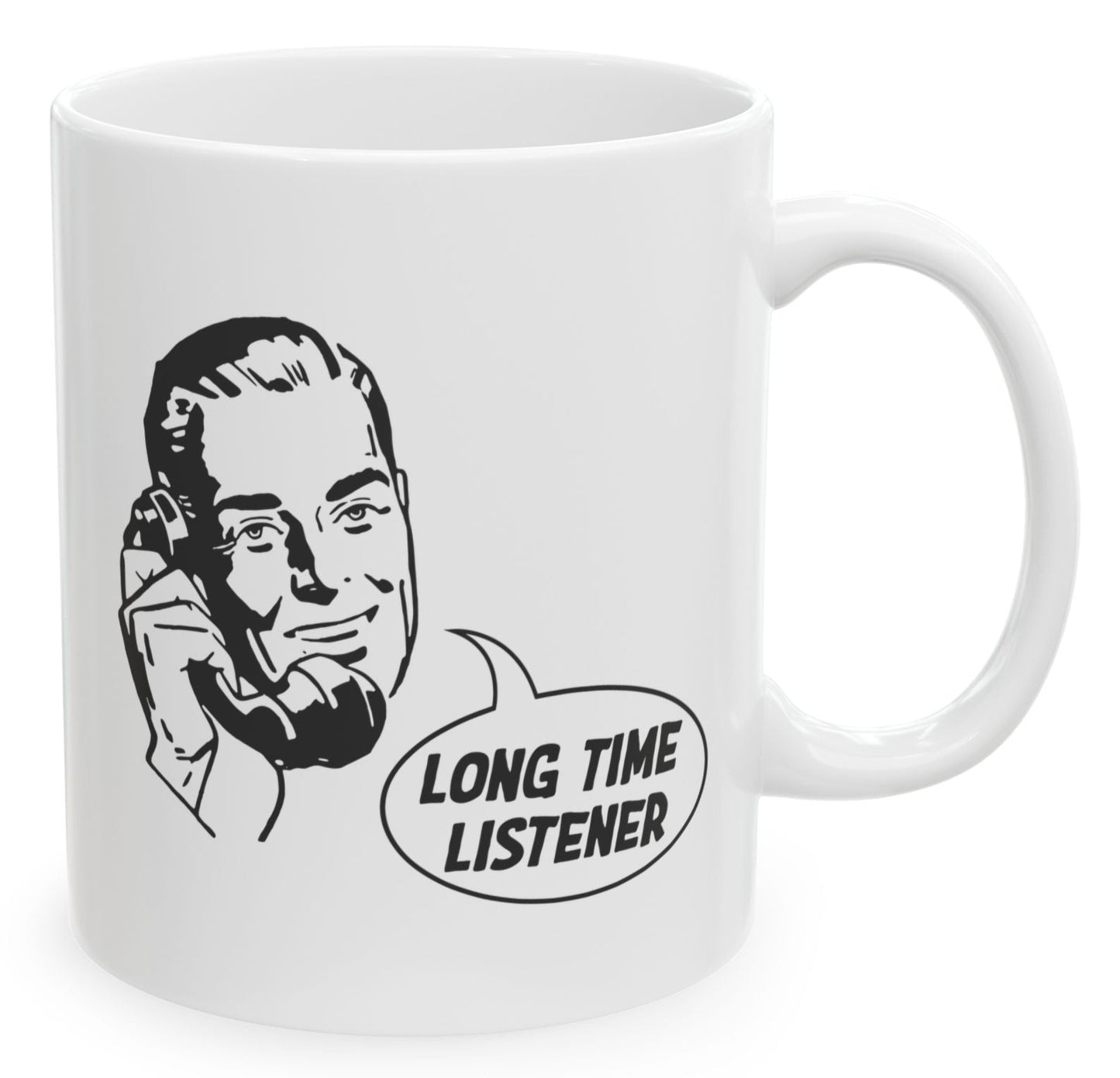 Sports talk radio coffee mug