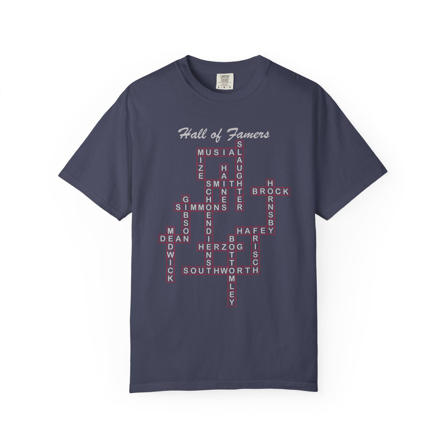 St Louis Cardinals Hall of Famers Crossword Unisex T-Shirt