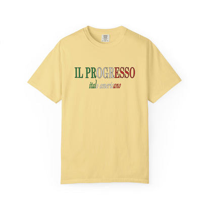 Il Progresso T-Shirt Italian Newspaper Unisex Tee