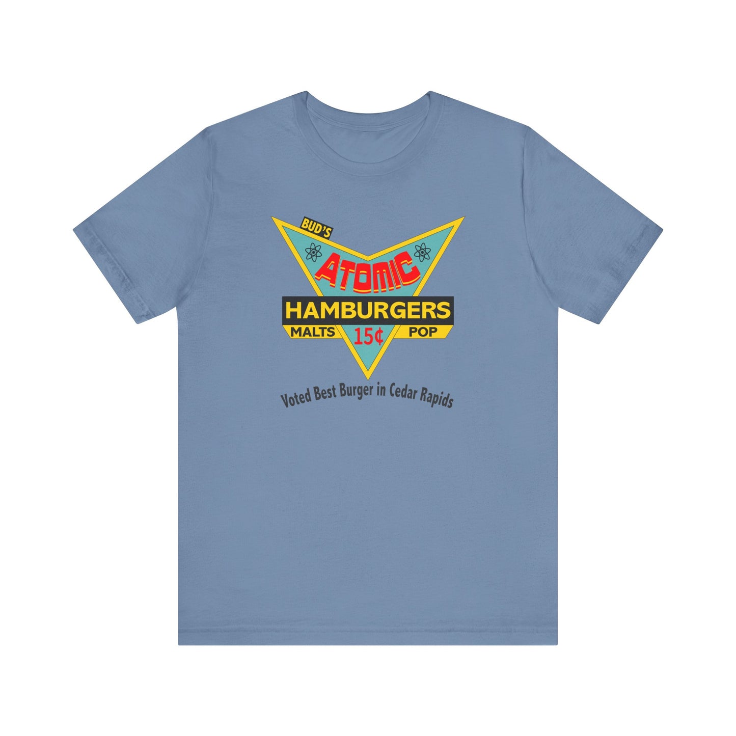 Atomic Hamburger Retro Sign Unisex T-Shirt