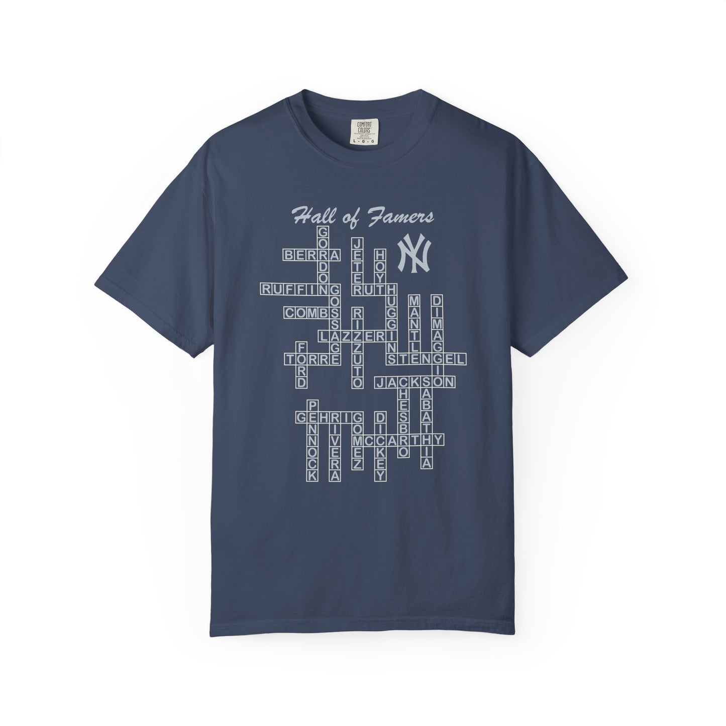 NY Yankees Hall of Famers Crossword Unisex T-Shirt