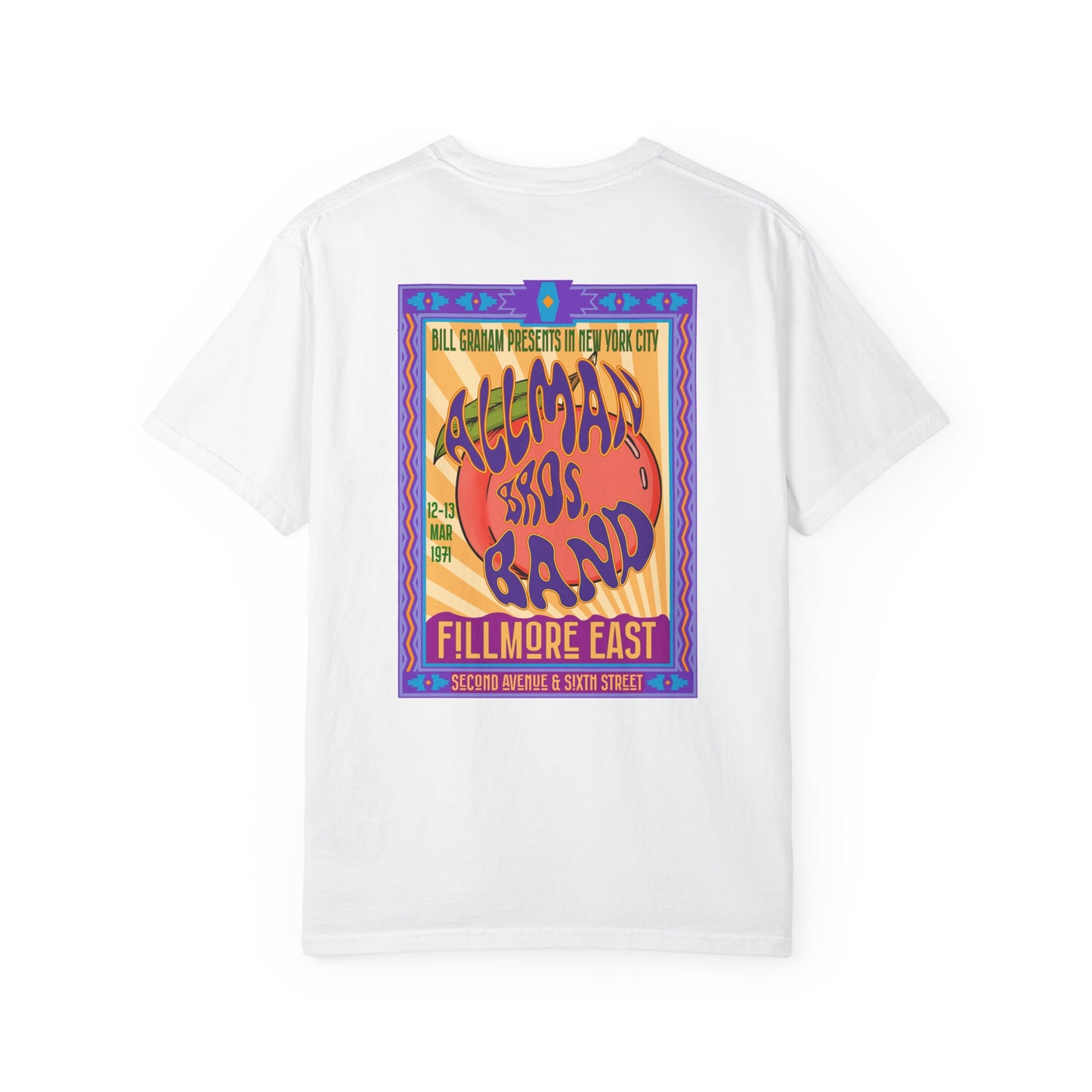 Fillmore East/Allman Bros at the Fillmore Front/Back Unisex T-Shirt