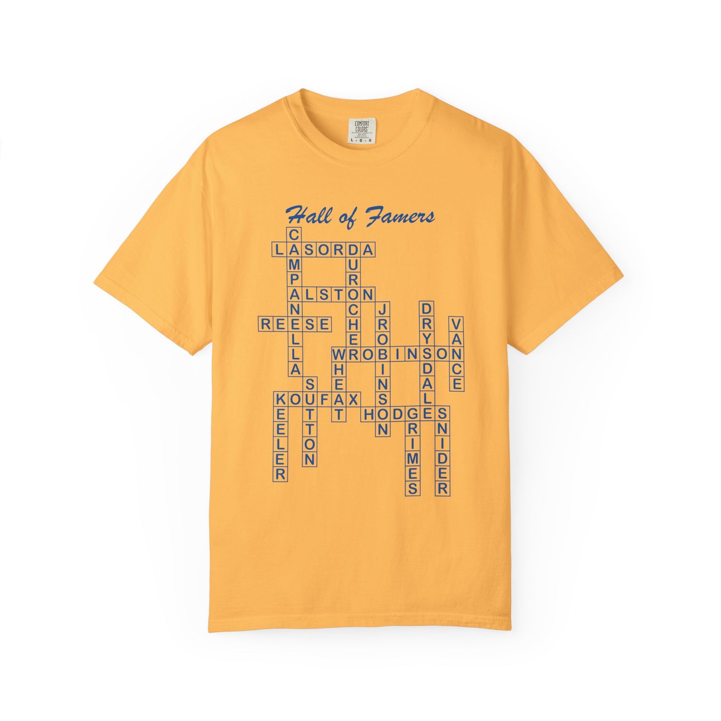 Dodgers Hall of Famers Crossword Unisex T-Shirt