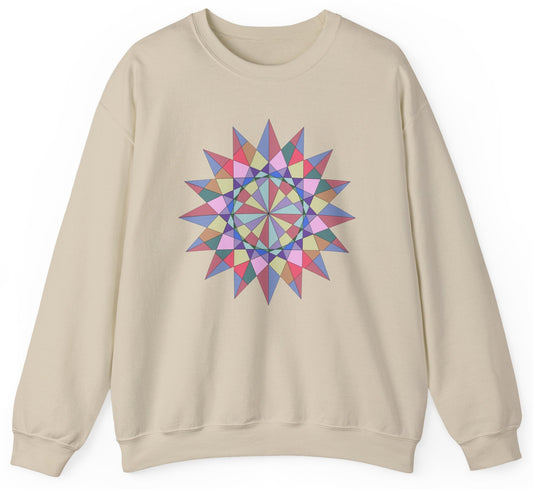 Original geometric graphic sweatshirt