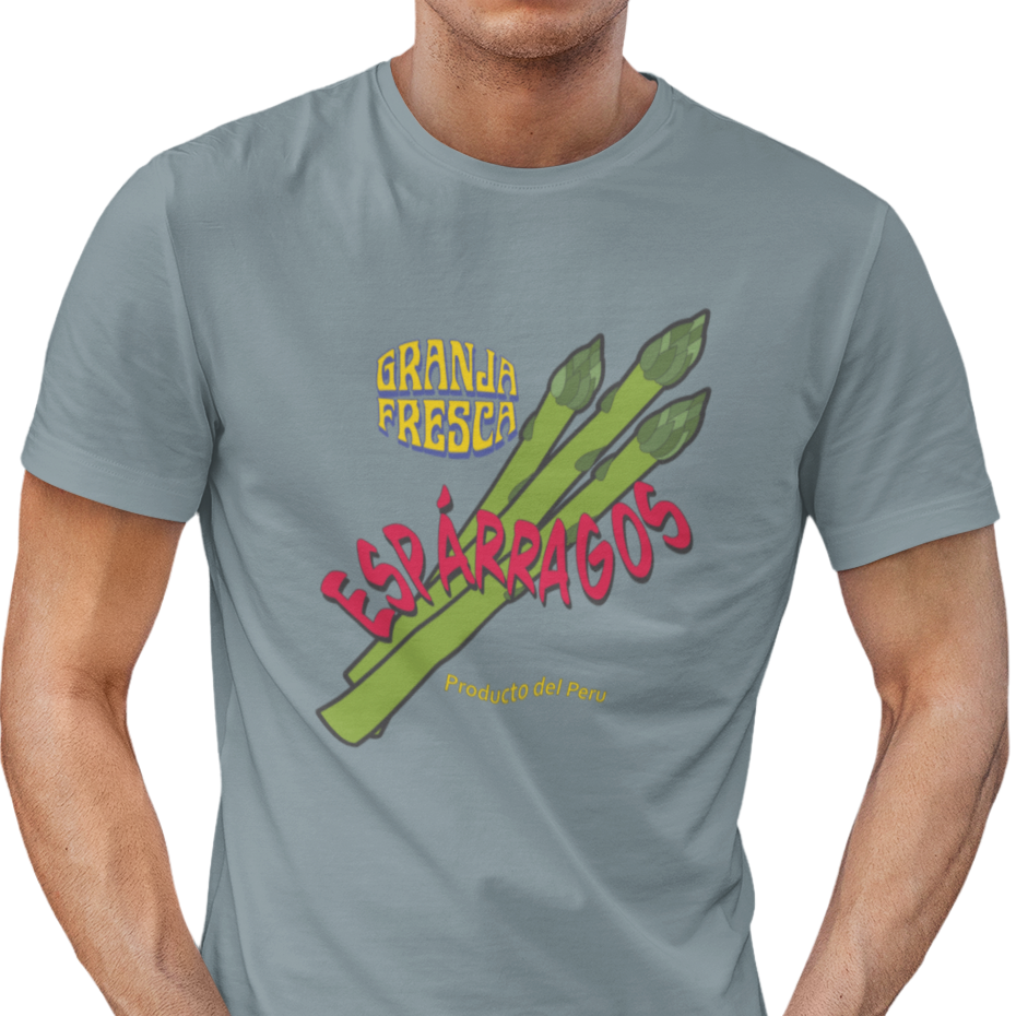 Asparagus T-Shirt Product of Peru Tee Unisex