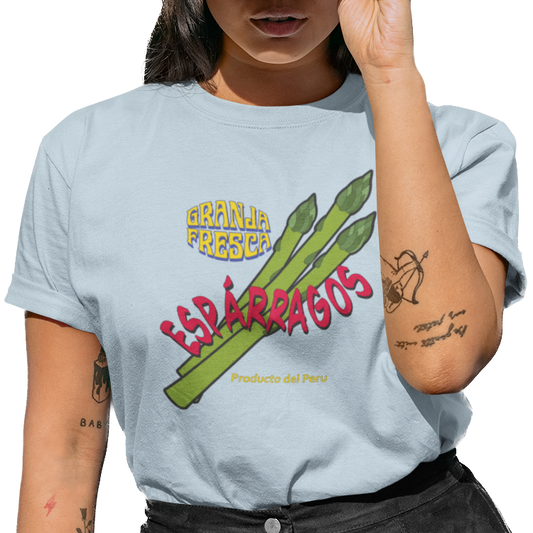 Asparagus T-Shirt Product of Peru Tee Women's