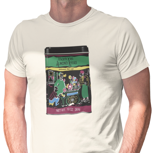Barton's Almond Kisses Chocolate Candy T-Shirt Unisex