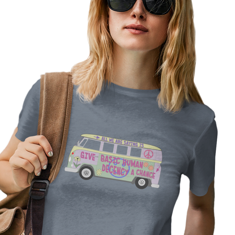 Hippie van tee