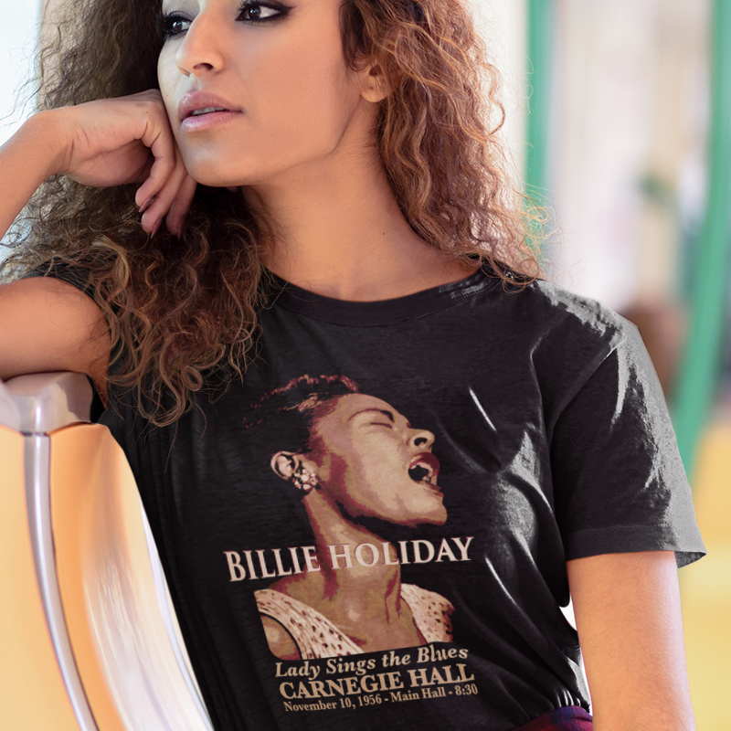 Billie Holiday at Carnegie Hall NYC t-shirt