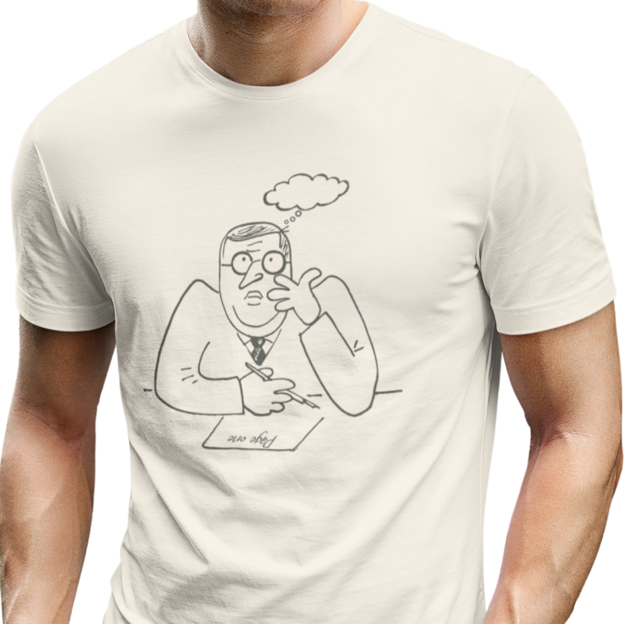 Blank Mind T-Shirt Writer's Block Tee Unisex