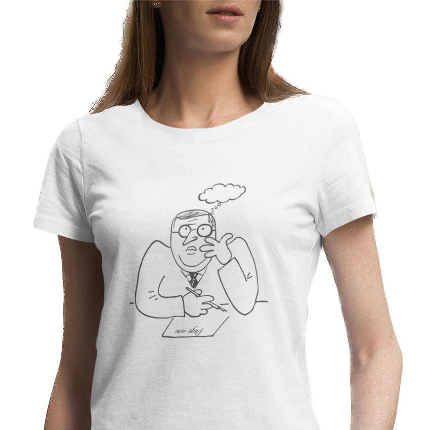Blank Mind T-Shirt Writer's Block Tee Women's
