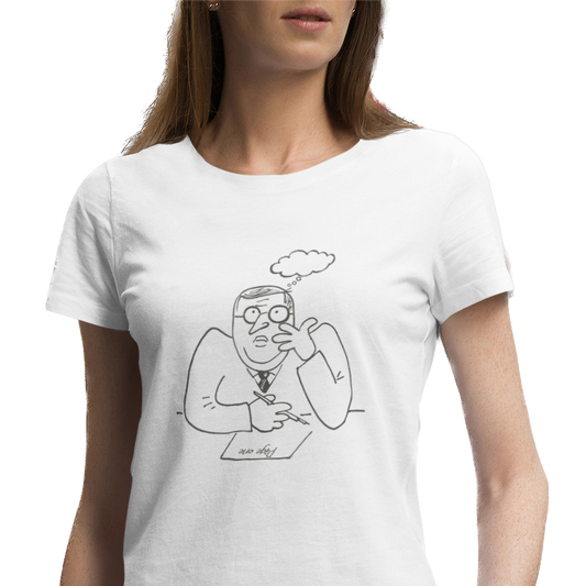 Blank Mind T-Shirt Writer's Block Tee Women's