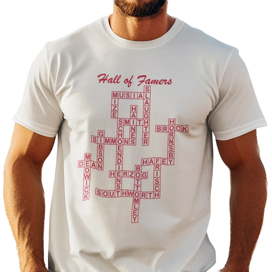 St Louis Cardinals Hall of Famers Crossword Unisex T-Shirt