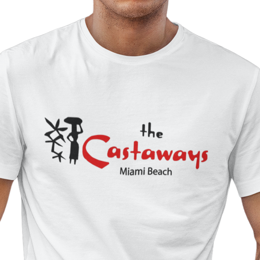 T-shirt with 'The Castaways Miami Beach' logo 