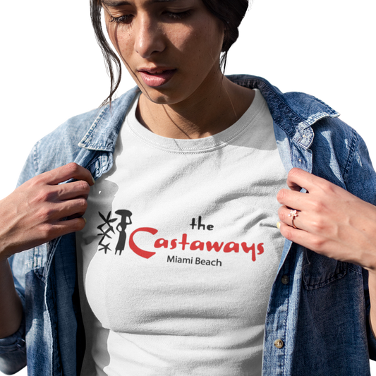 T-shirt with 'The Castaways Miami Beach' logo 