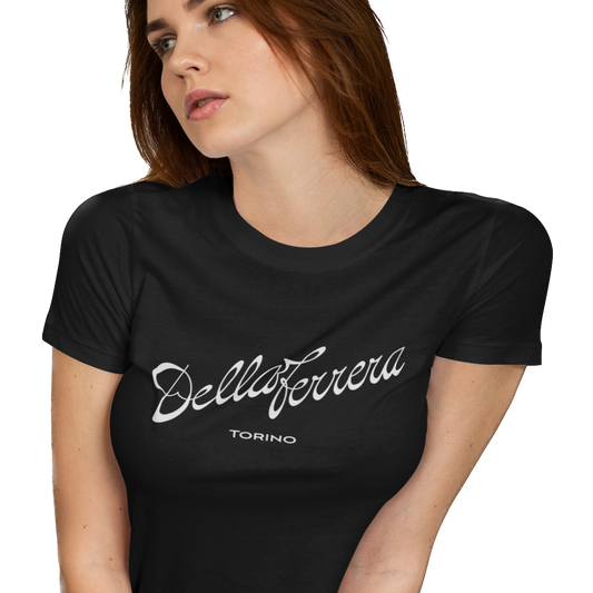 Della Ferrera T-Shirt Torino Italian Motorcycle Tee Women's