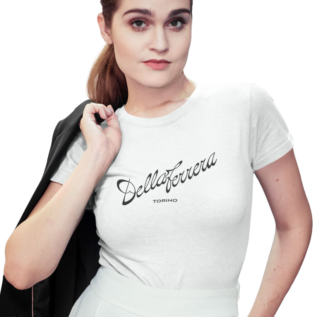 Della Ferrera T-Shirt Torino Italian Motorcycle Tee Women's