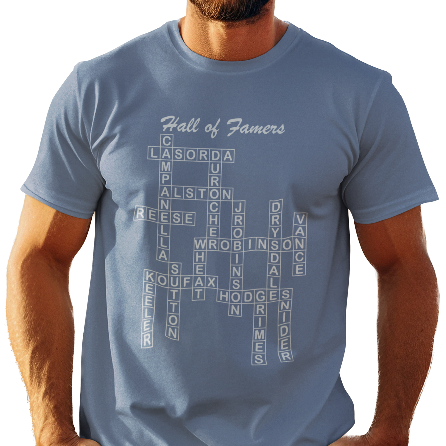 Dodgers Hall of Famers Crossword Unisex T-Shirt