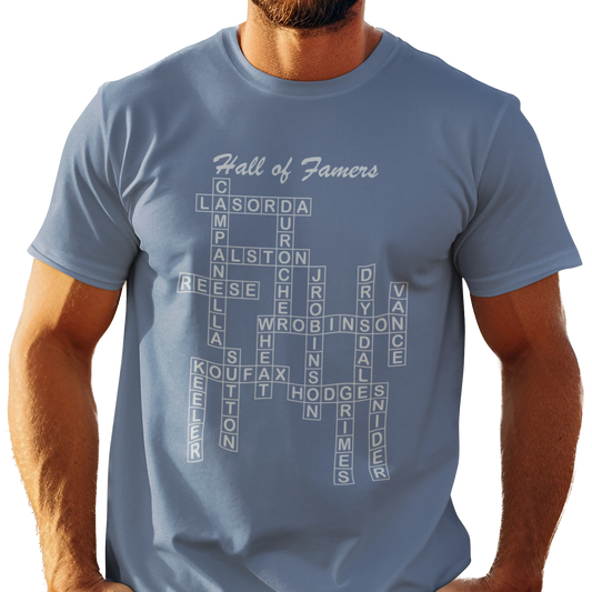 Dodgers Hall of Famers Crossword Unisex T-Shirt