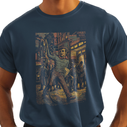 Newsboy T-Shirt Graphic Tee Unisex