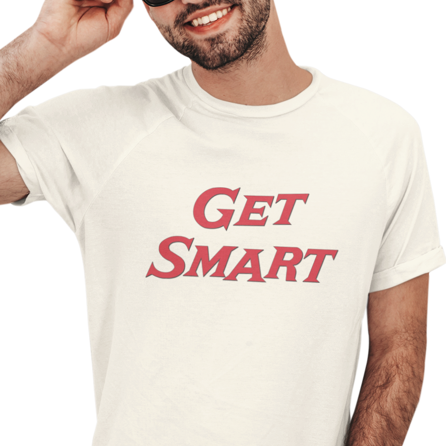 T-shirt with 'Get Smart' text