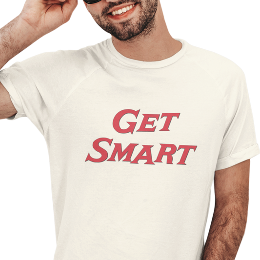 T-shirt with 'Get Smart' text