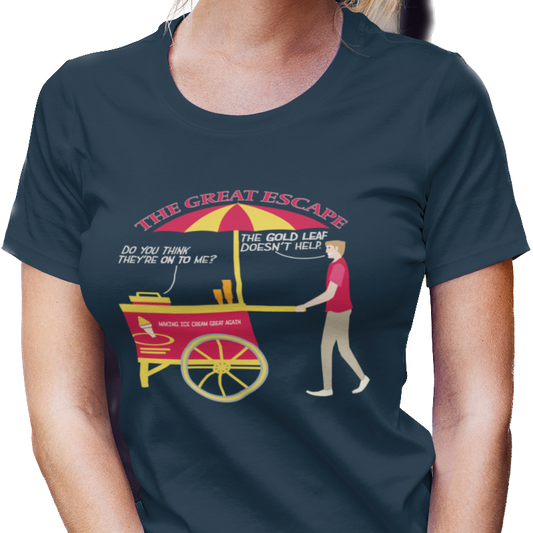 Great Escape T-Shirt Funny Political Tee Women's