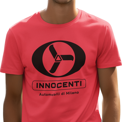 T-shirt with Innocenti steering wheel graphic