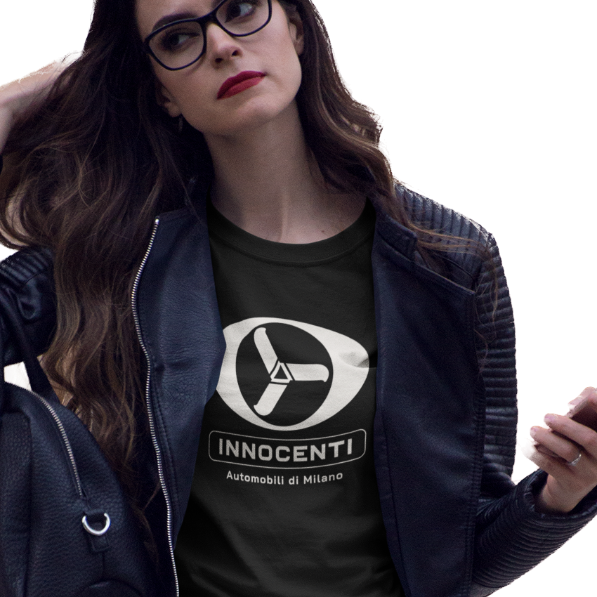 T-shirt with Innocenti steering wheel graphic