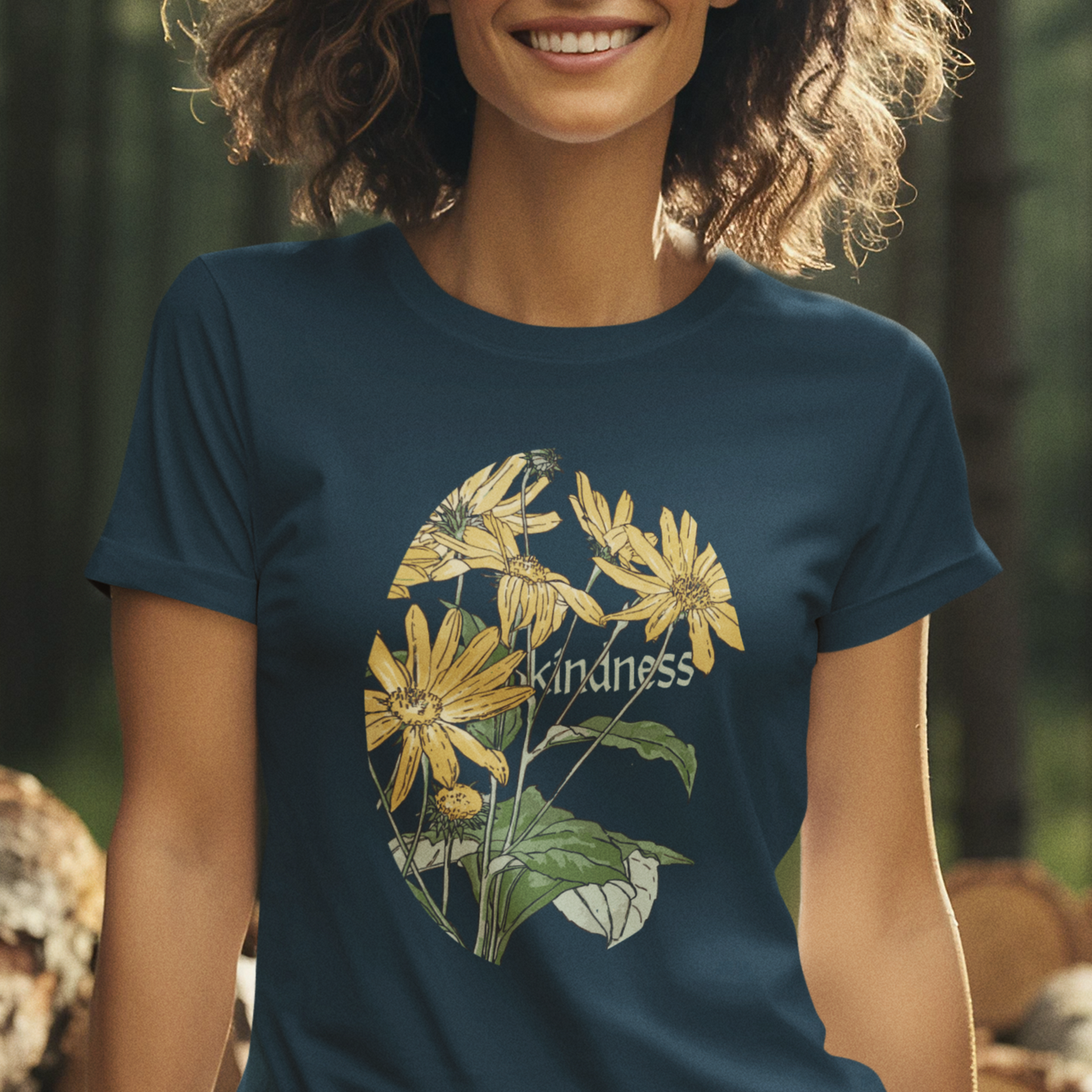 Kindness sunflowers t shirt