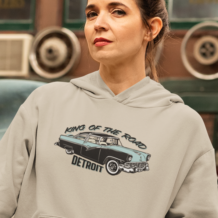 Detroit classic car hoodie