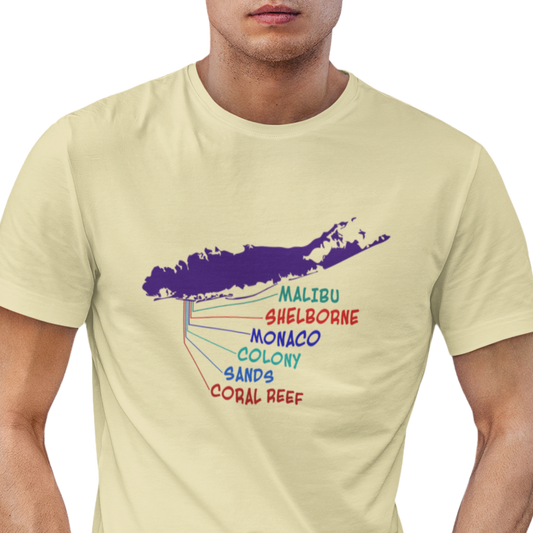 Lido Beach Clubs Unisex T-Shirt