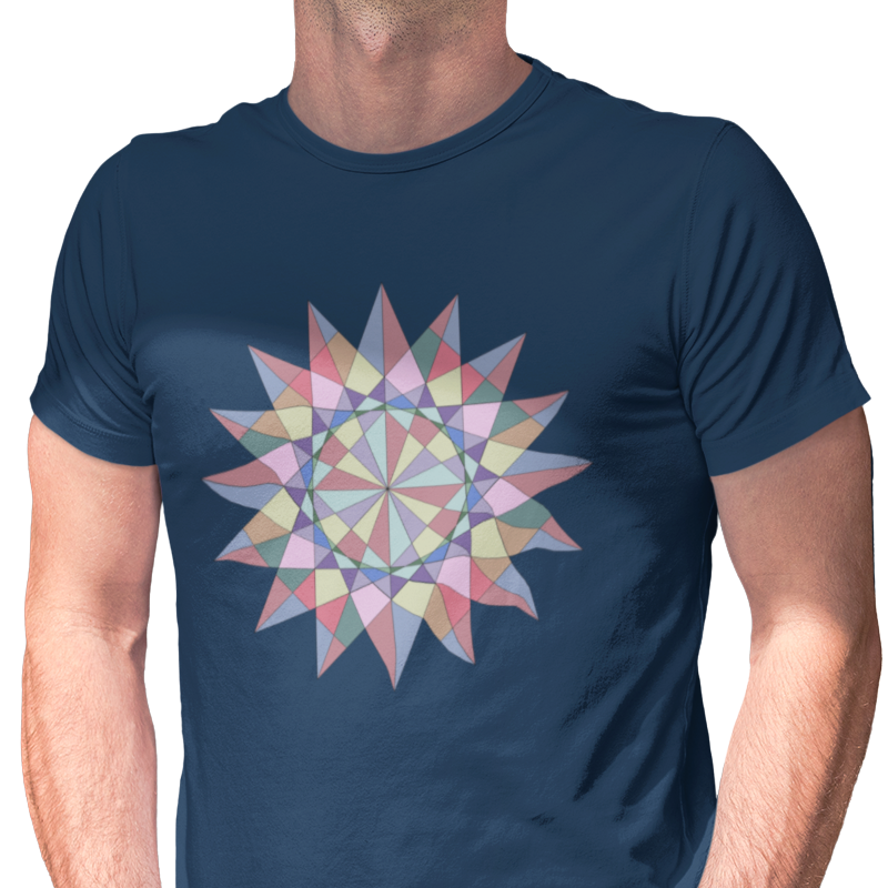 Original geometric graphic t-shirt