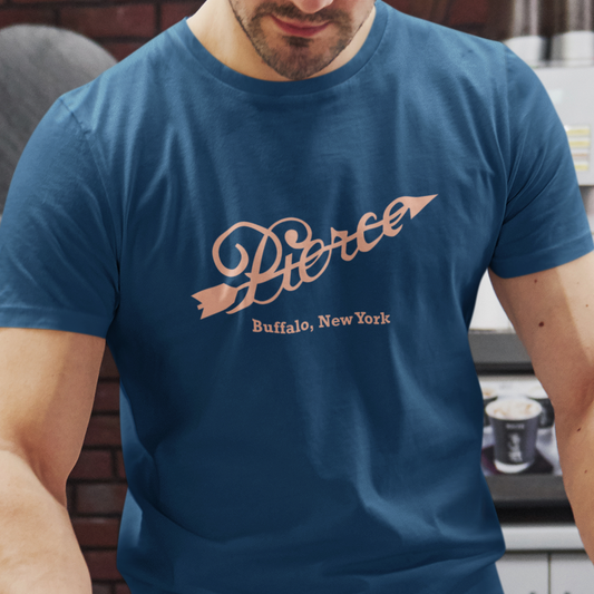 T-shirt with Pierce Arrow graphic and 'Buffalo New York' text