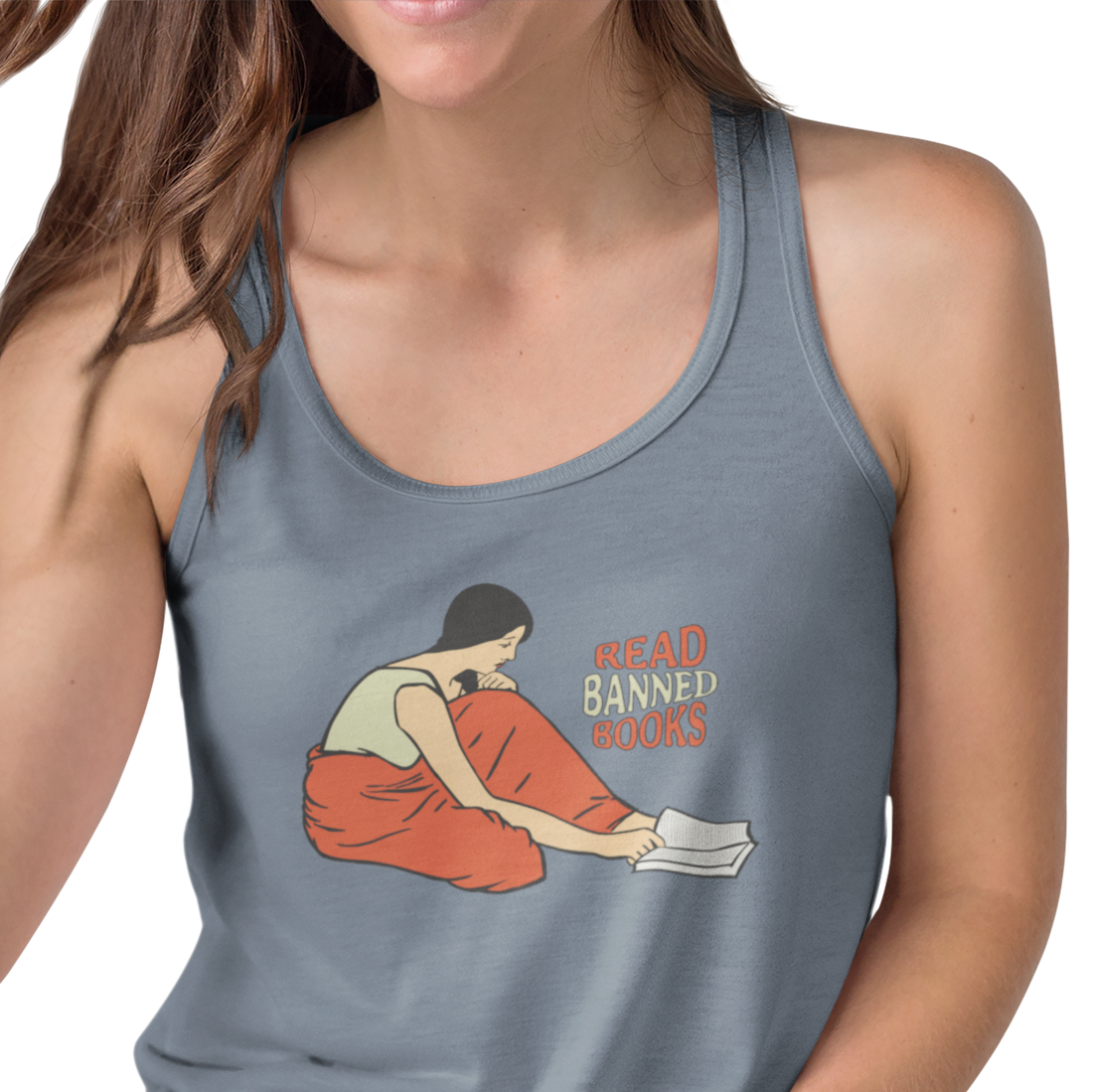 Read Banned Books tank top