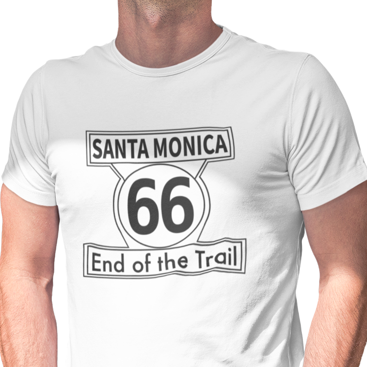 Santa Monica Route 66 t shirt