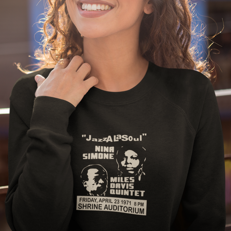 Nina Simone Miles Davis sweatshirt