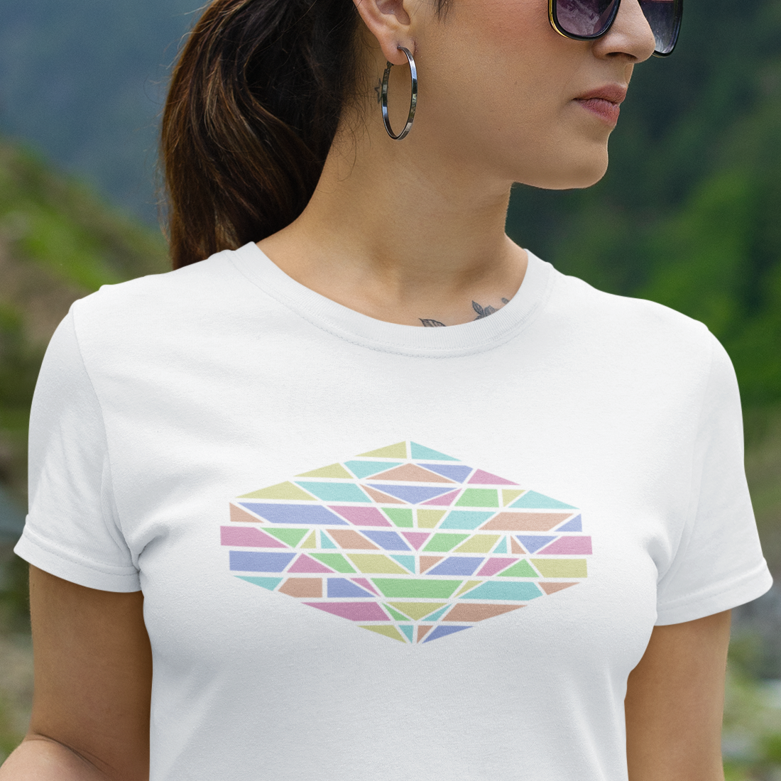 Shapes and Stripes - Women's T-Shirt