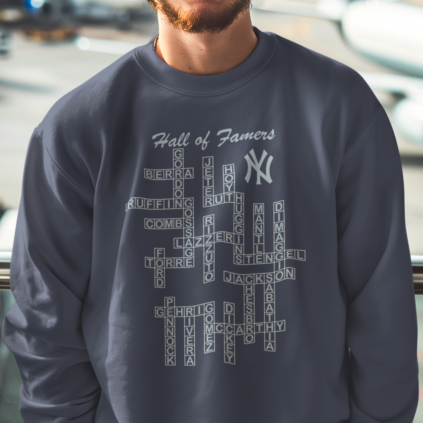 Yankees Hall of Fame Crossword Sweatshirt