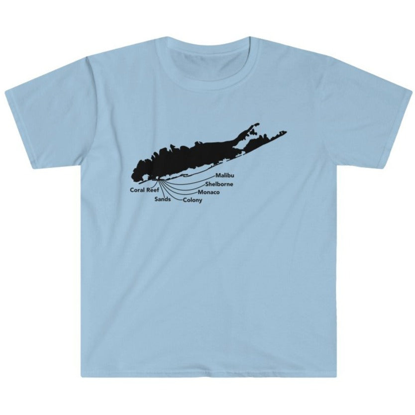 Lido Beach Clubs Unisex T-shirt