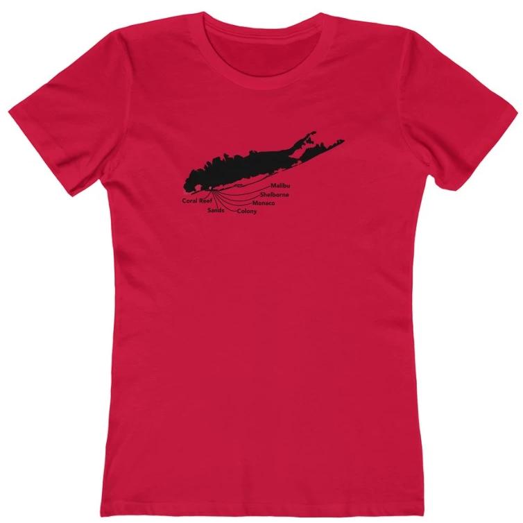 Lido Beach Clubs Women's T-shirt