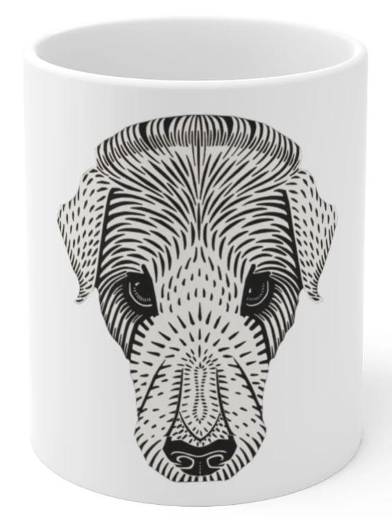 Dog face coffee mug