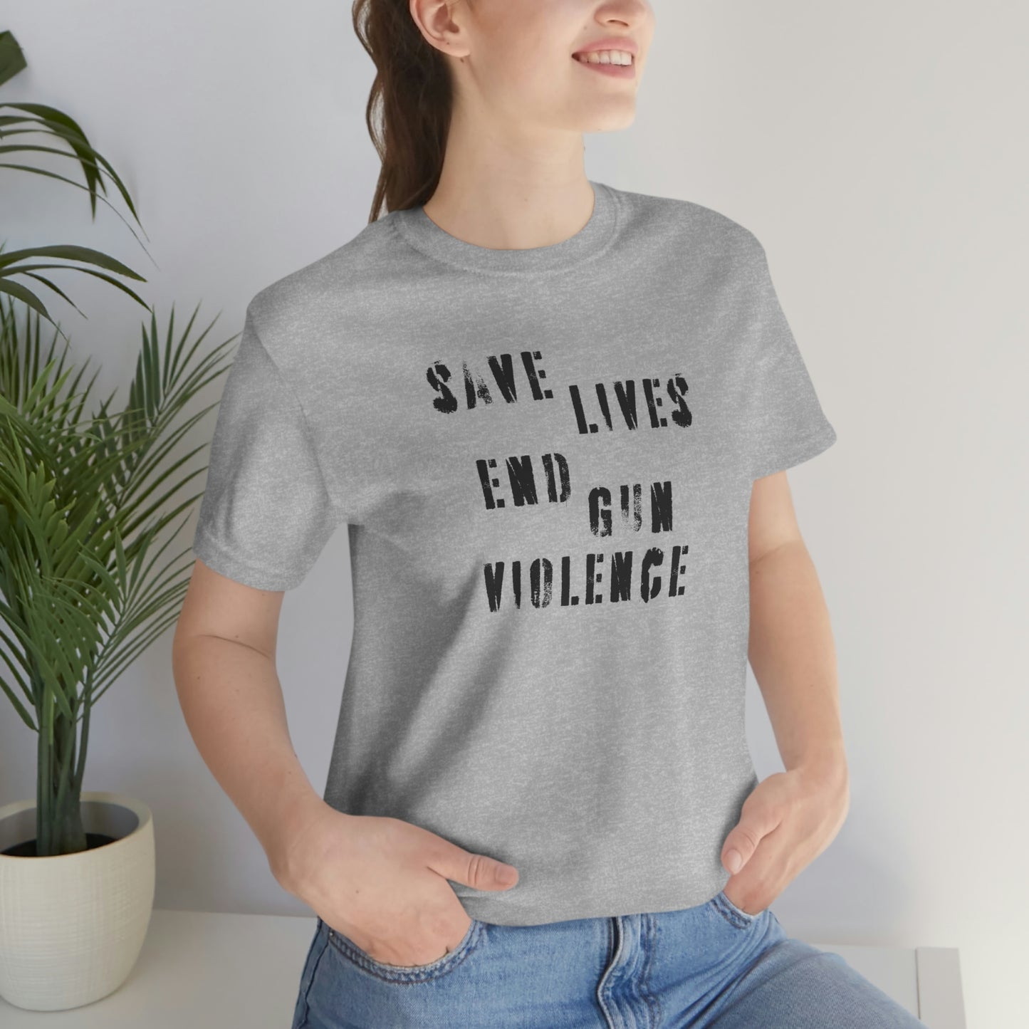 Save Lives End Gun Violence - Unisex T-Shirt