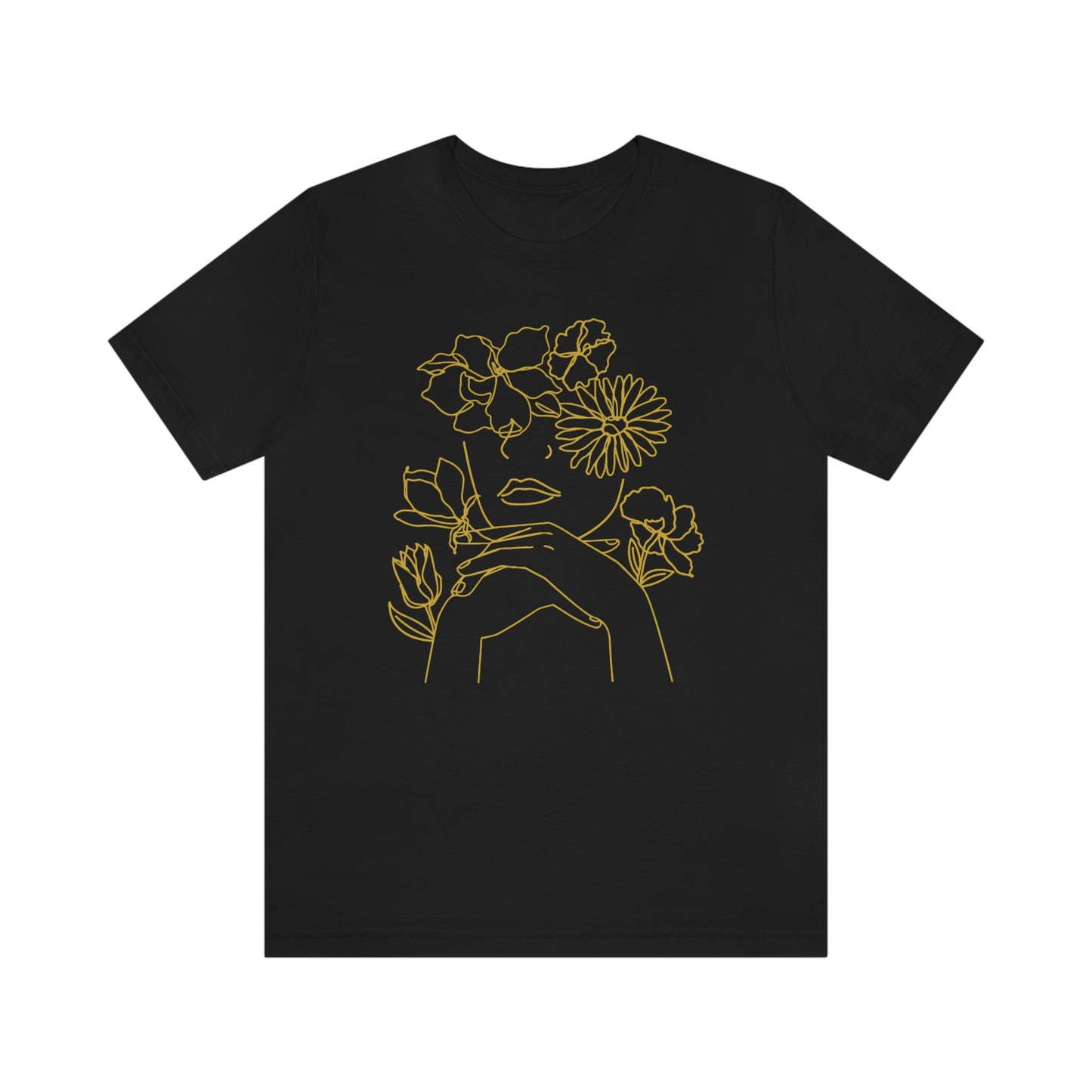 Woman Among the Flowers - Unisex T-Shirt