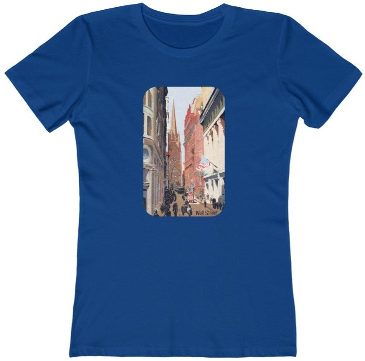 Wall Street & Trinity Church - Women's T-Shirt