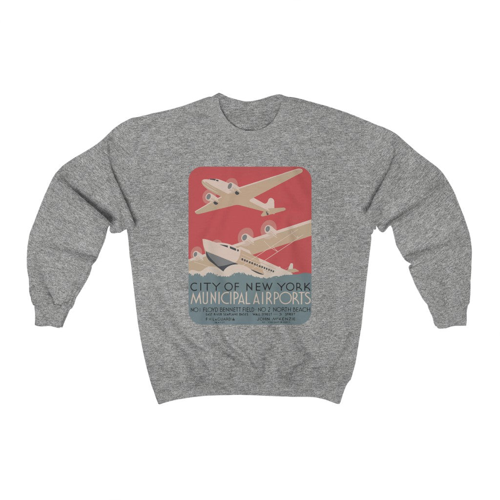 NYC Municipal Airports - Unisex Sweatshirt